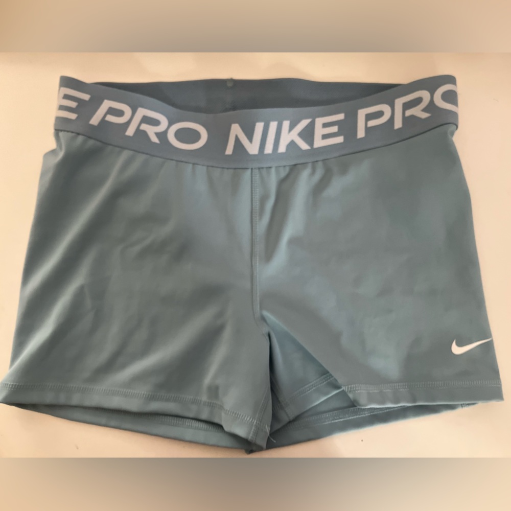 Blue Nike Pro Shorts